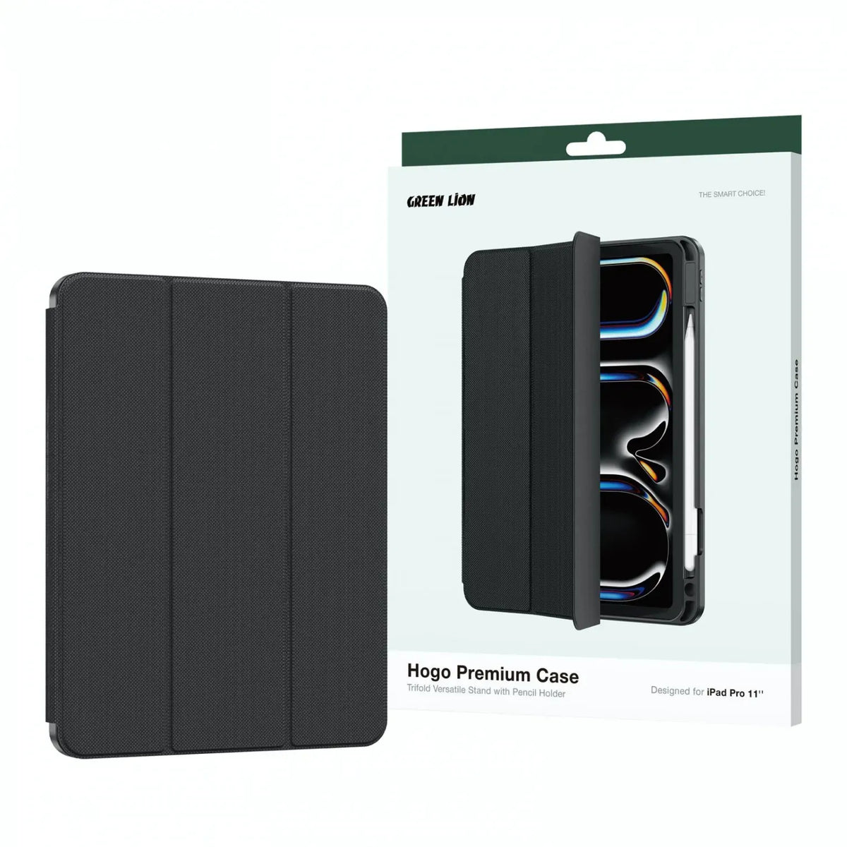 Green Lion Hogo Premium Casewith Pencil Holder - Black – image 13