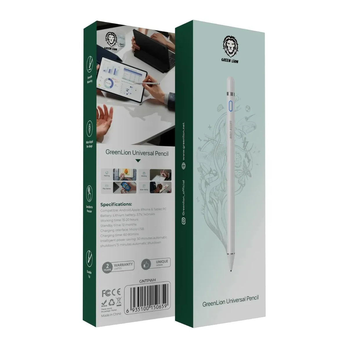 Green Lion Universal Touch Pen - White – image 3