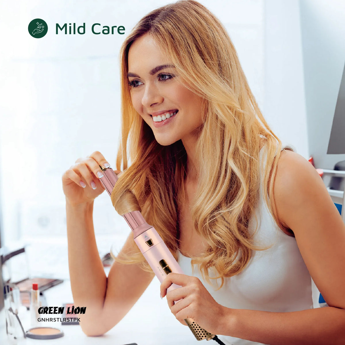 Green Lion 5 in 1 Professional Hair Styler 2 - Pink – image 10