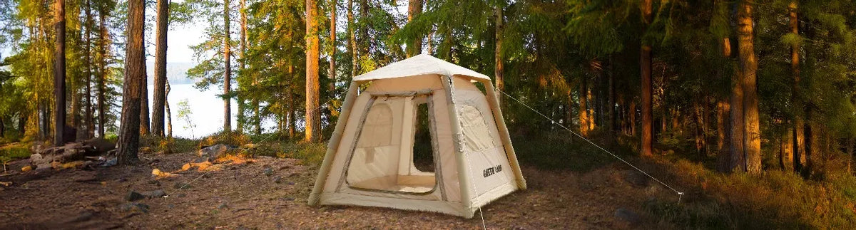 Green Lion Gt 3x Inflatable Camping Tent Beige – image 4