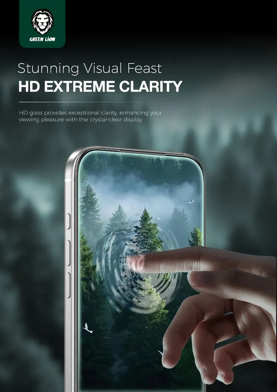Green Lion 3 DSilicone Plus Screen Protector - Black Edge/Clear – image 6