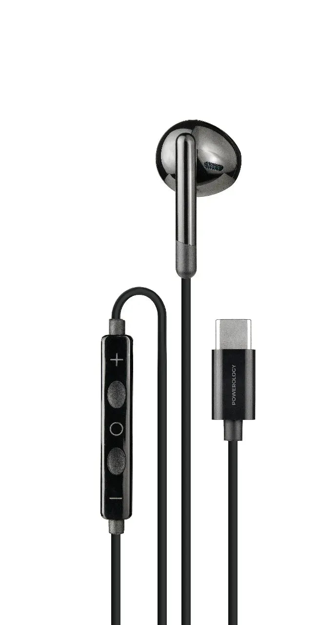 Powerology Type-CMono Earphone - Black – image 3