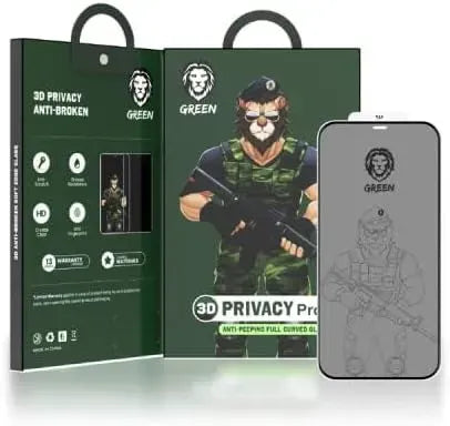 Green Lion Diego Pet Privacy Screen Protector - Black Edge/Privacy