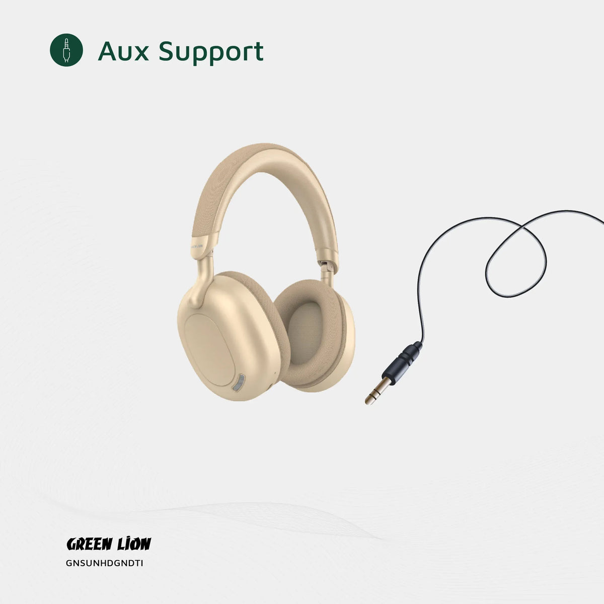 Green Lion Sunstone Wireless Headphone Desert Titanium – image 8