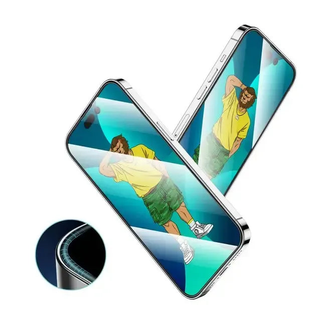Green Lion 3d Silicone HD Glass Screen Protector Black Edge Clear – image 13