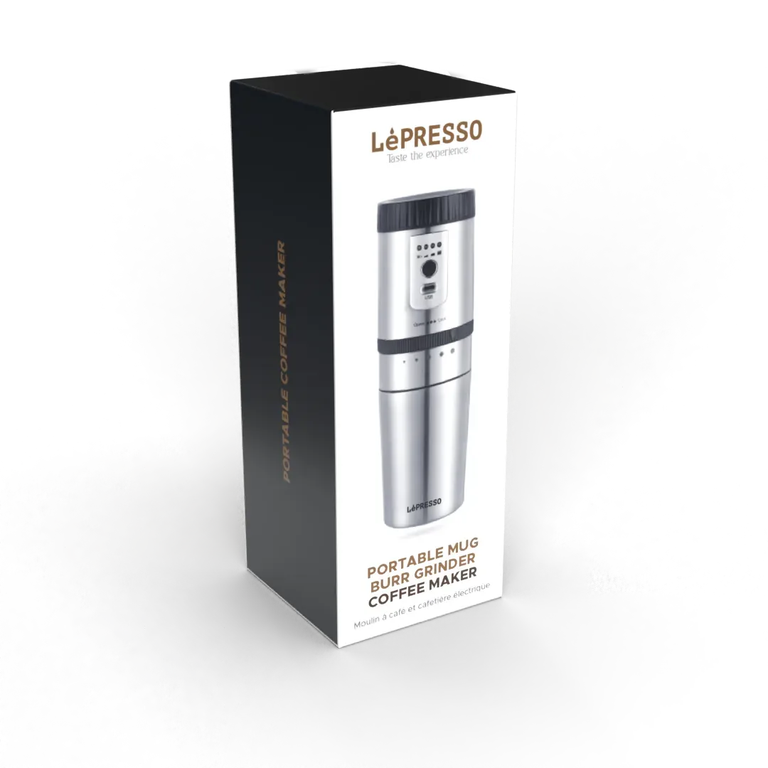 LePresso Portable Mug Burr Grinder Coffee Maker – image 14