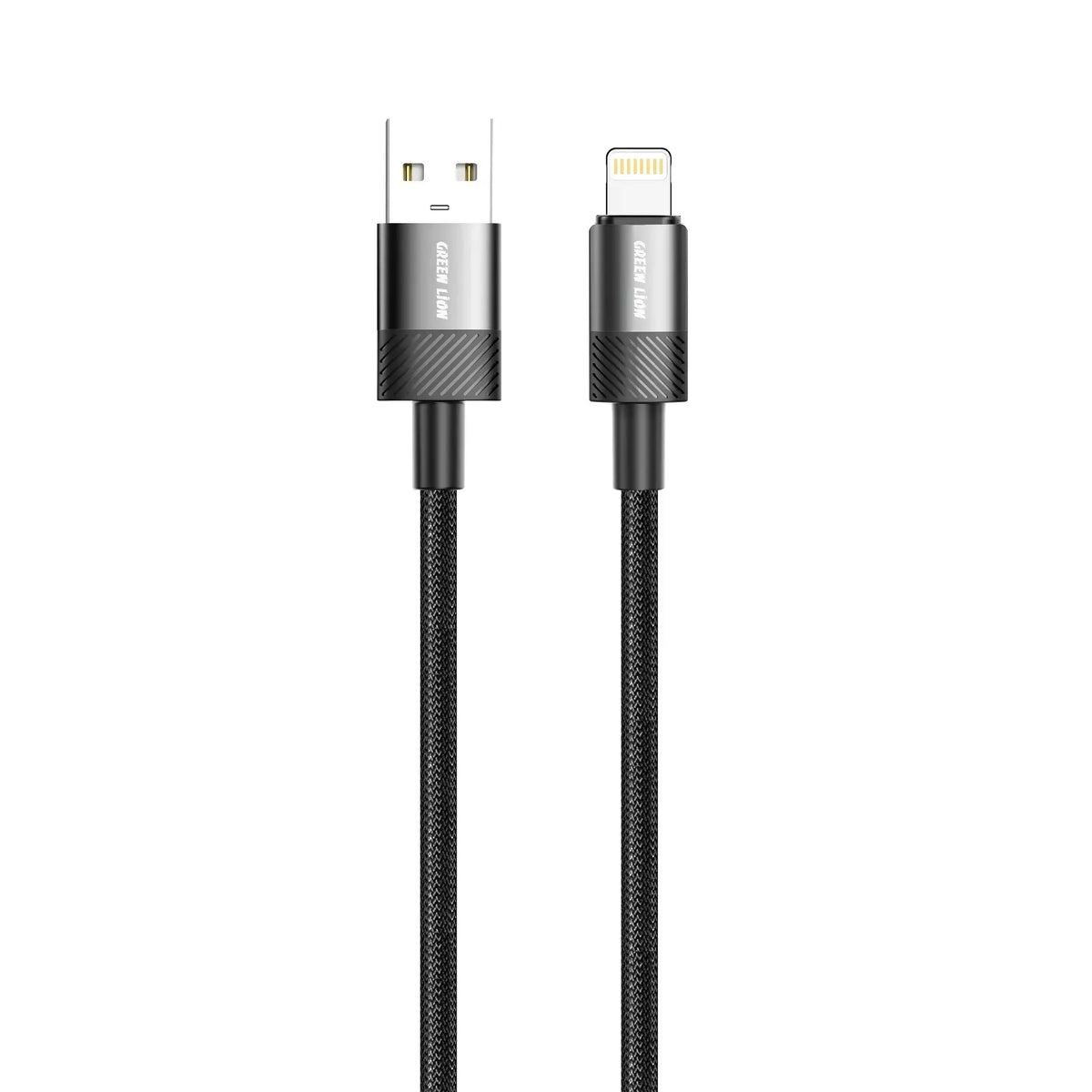 Green Lion Spark USB A to Lightning Cable Black – image 4