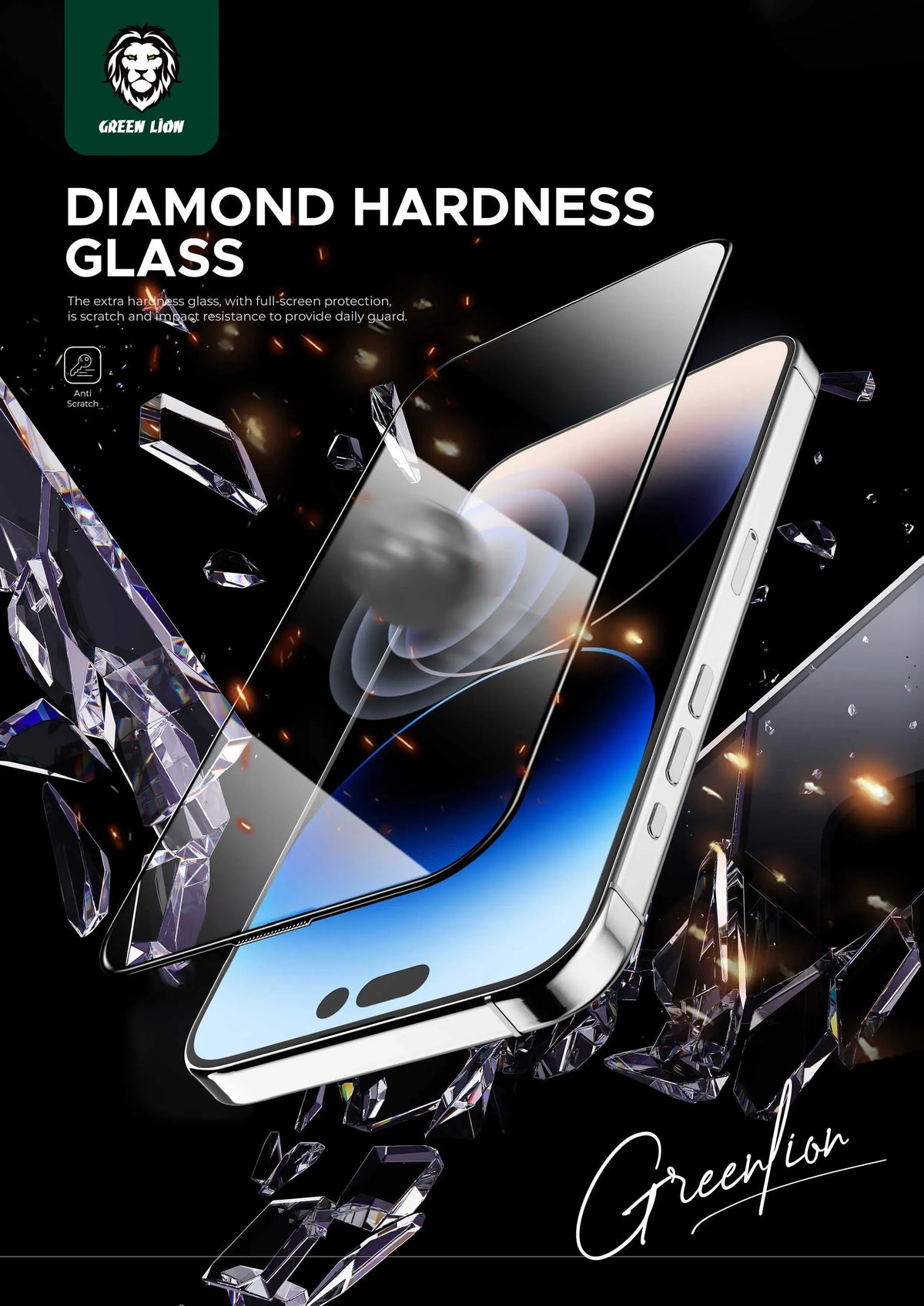 Green Lion 3 DCurved Pro Advanced Round Edge Glass - BlackEdge/ Clear – image 9