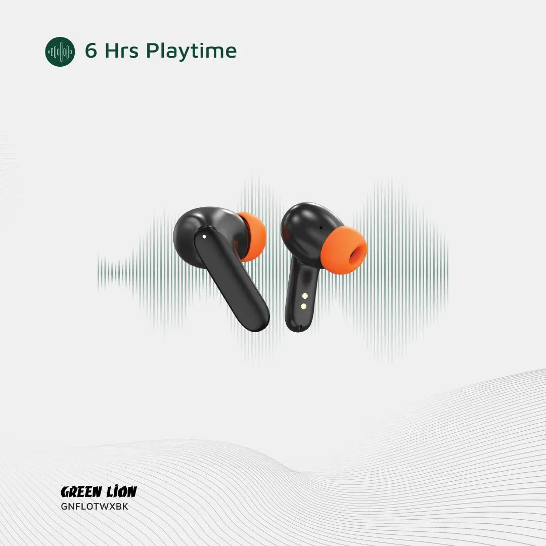 Green Lion Florence TWS True Wireless Earbuds - Black – image 4