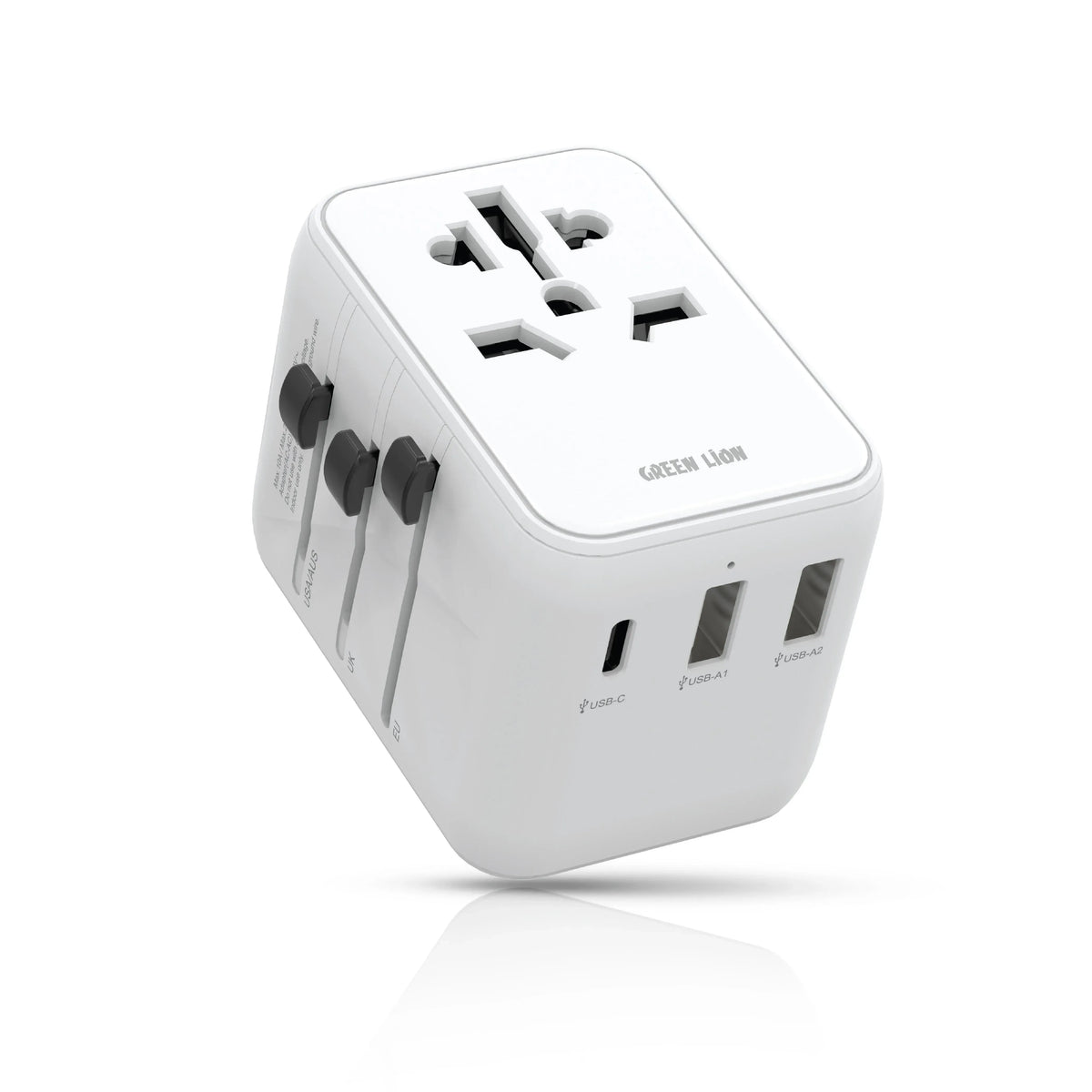 Green Lion 20w Universal Travel Adapter White – image 3