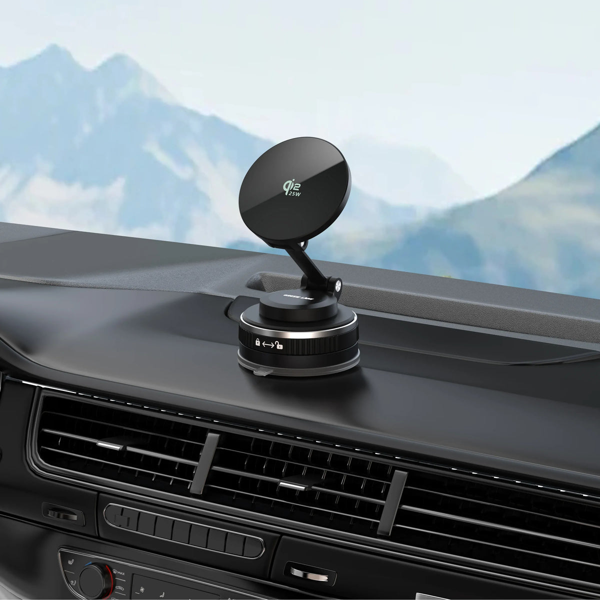 Green Lion Mag Volt Car Charger Phone Holder Black – image 3