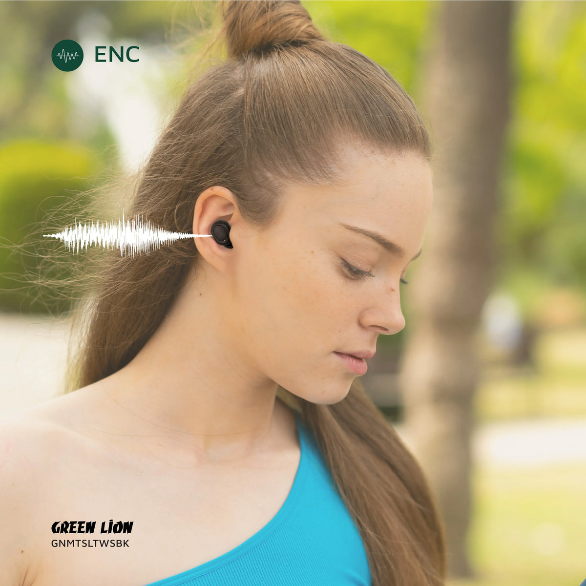 Green Lion Mittersill True Wireless Earbuds - Black – image 3