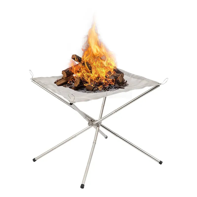 Green Lion Portable Bonfire Stainless Steel Stand – image 12