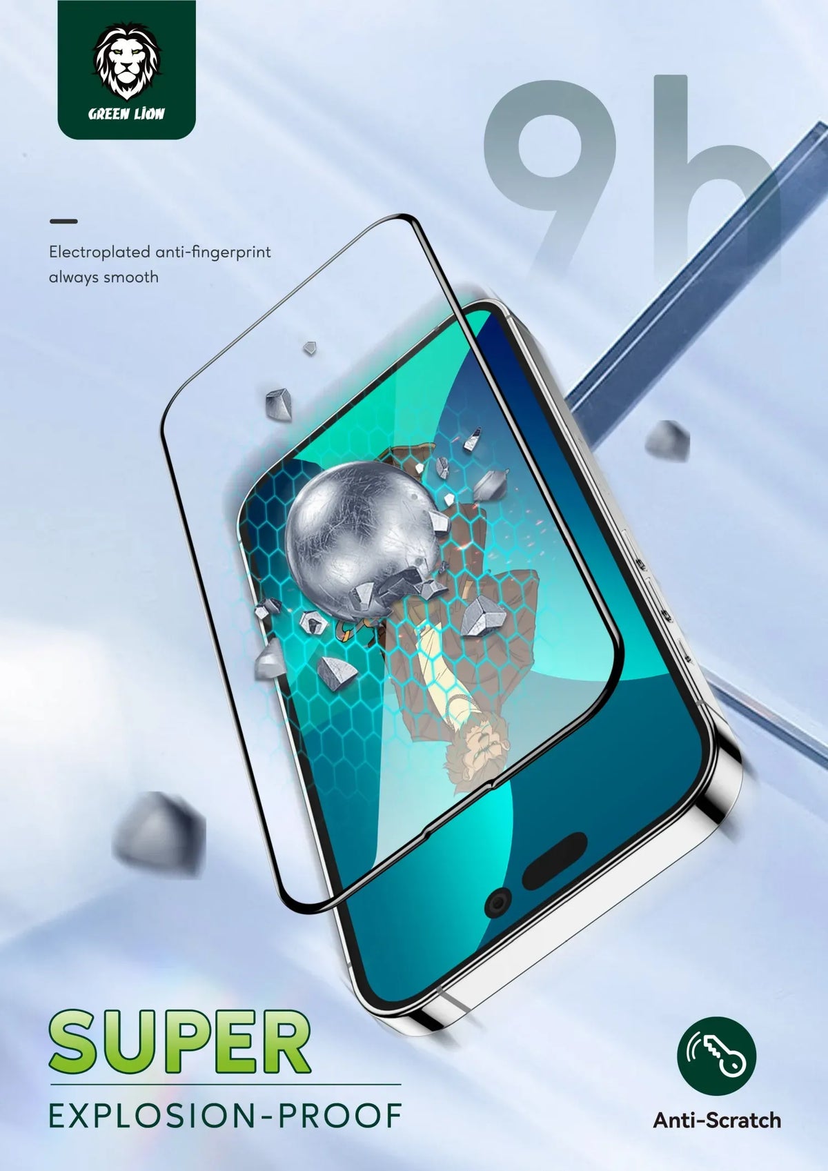 Green Lion 3 DCurved Pro Advanced Round Edge Glass - BlackEdge/ Clear – image 5