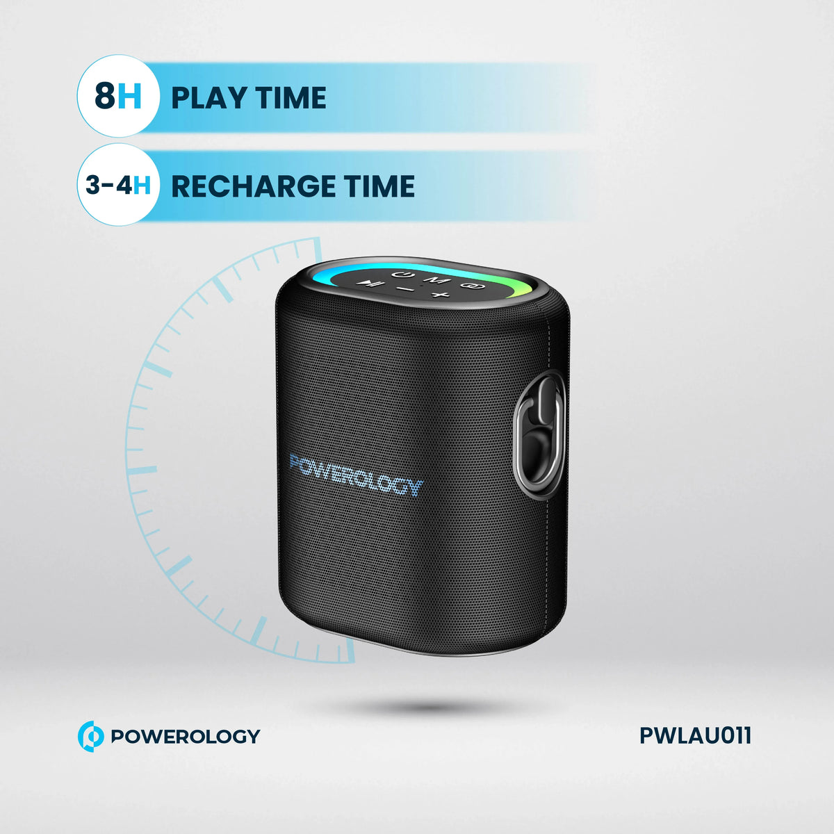 Powerology Portable Loud Speaker Black – image 26