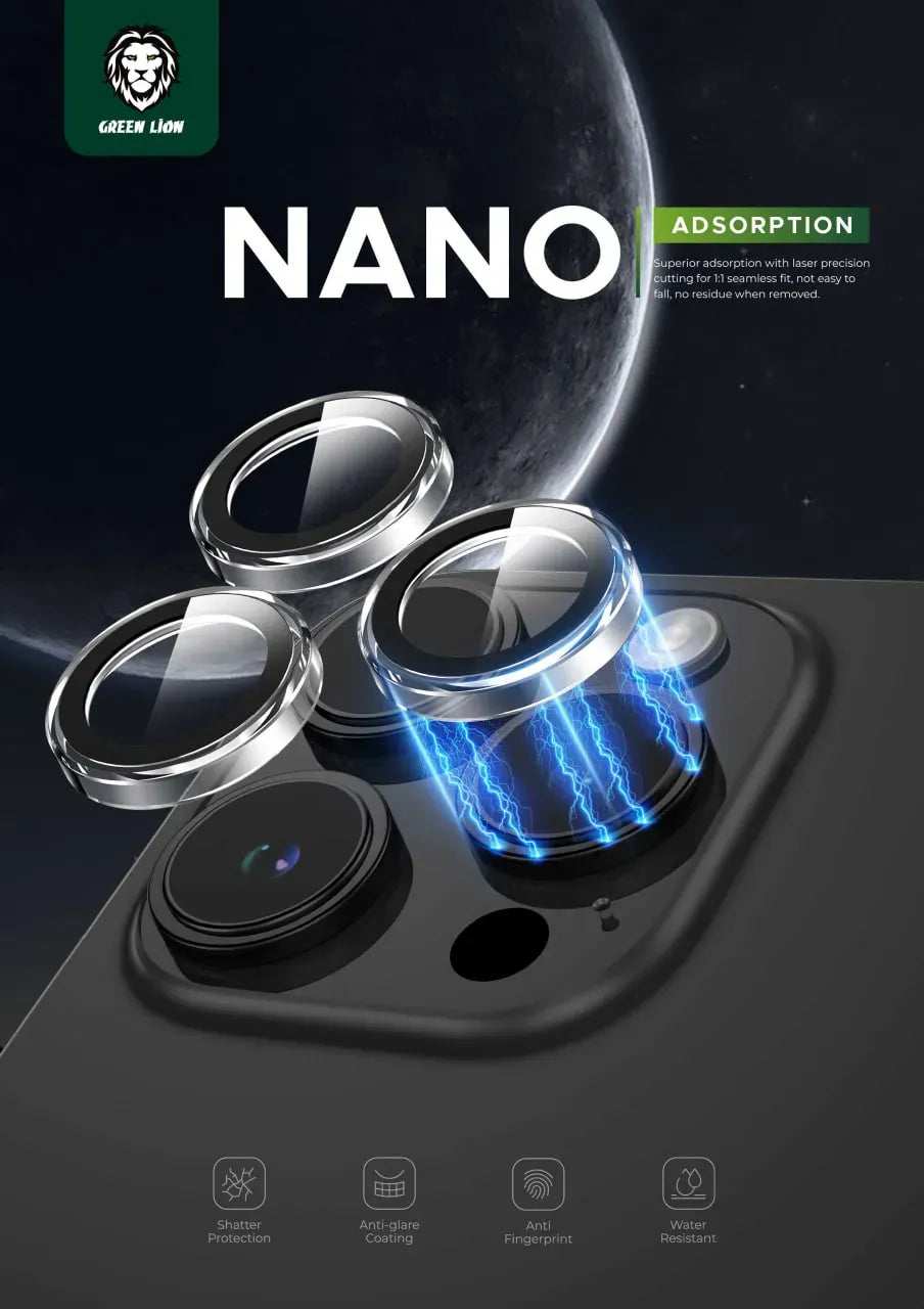 Green Lion Trio Camera Lens Iphone15pro 15pro Max Clear – image 6
