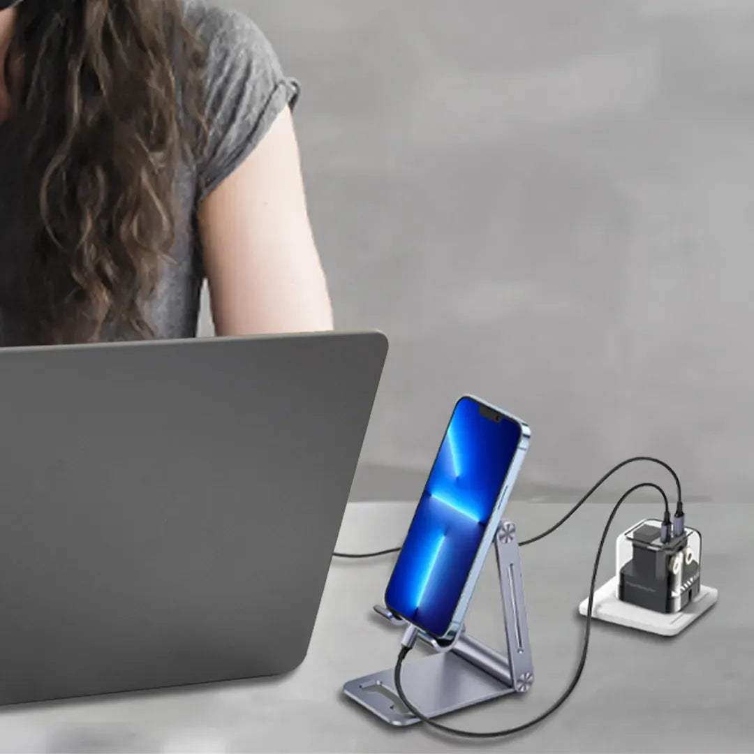Powerology Crystalline Series Dual PD Gan Charger with Folding Plugs – image 10
