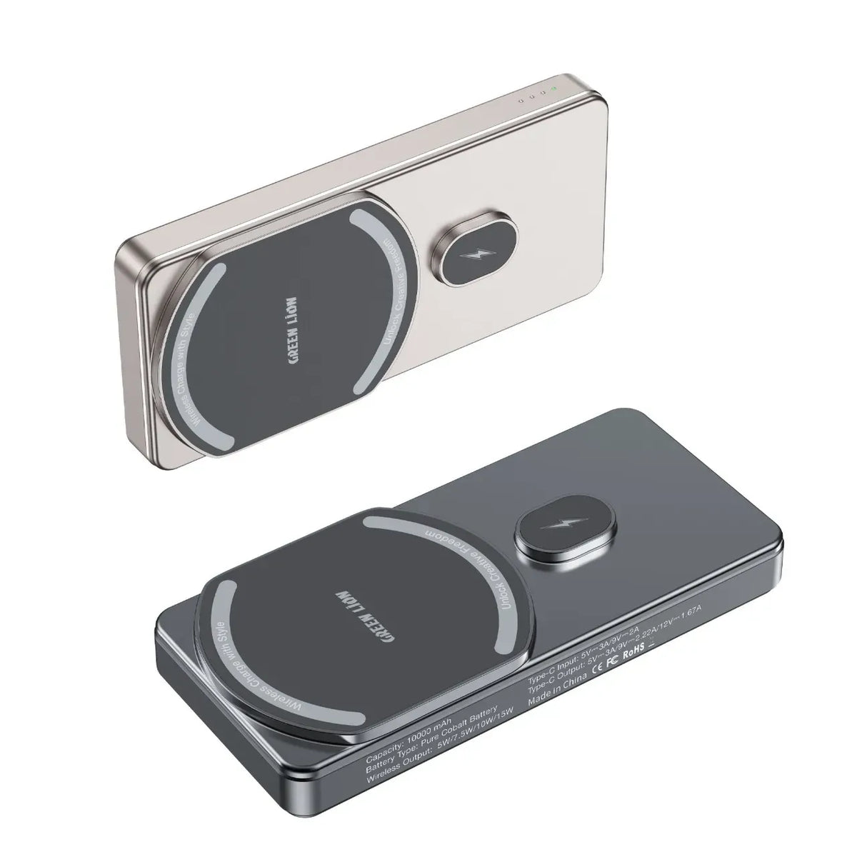 Green Lion 5000 m Ah Milton Power Bank - Black – image 7