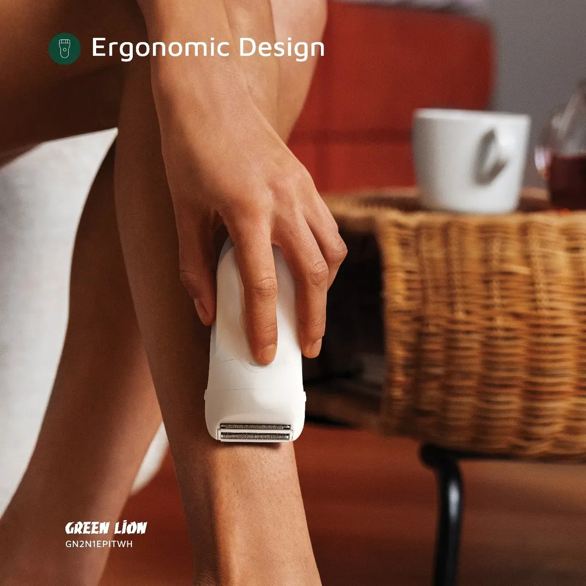 Green Lion 2 in 1 Epilator Shave Trim Epilate White – image 14