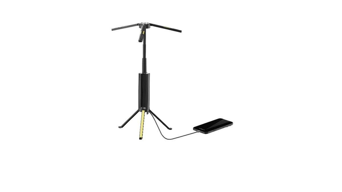 Powerology Luntra 15600mAh Foldable Camping Light Black – image 3