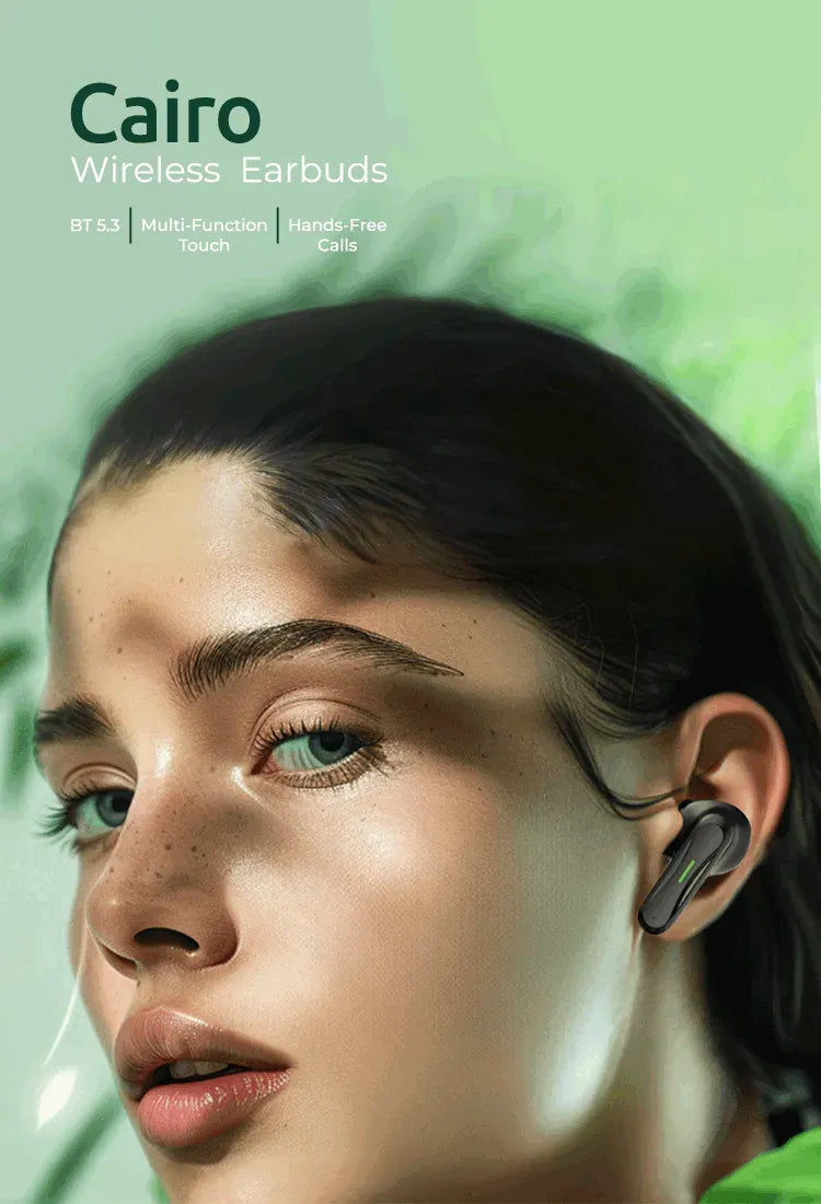 Green Lion Cairo Wireless Earbuds - Black – image 3