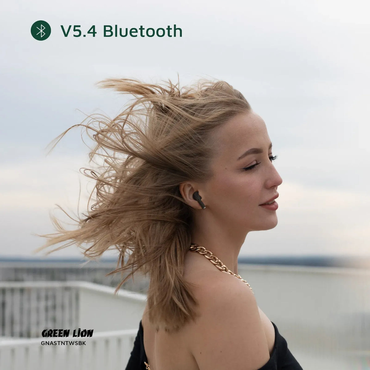 Green Lion Austin True Wireless Earbuds - Black – image 10