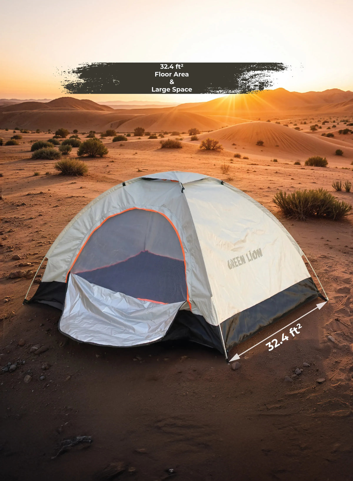Green Lion Gt3 Plus Camping Tent Beige – image 11