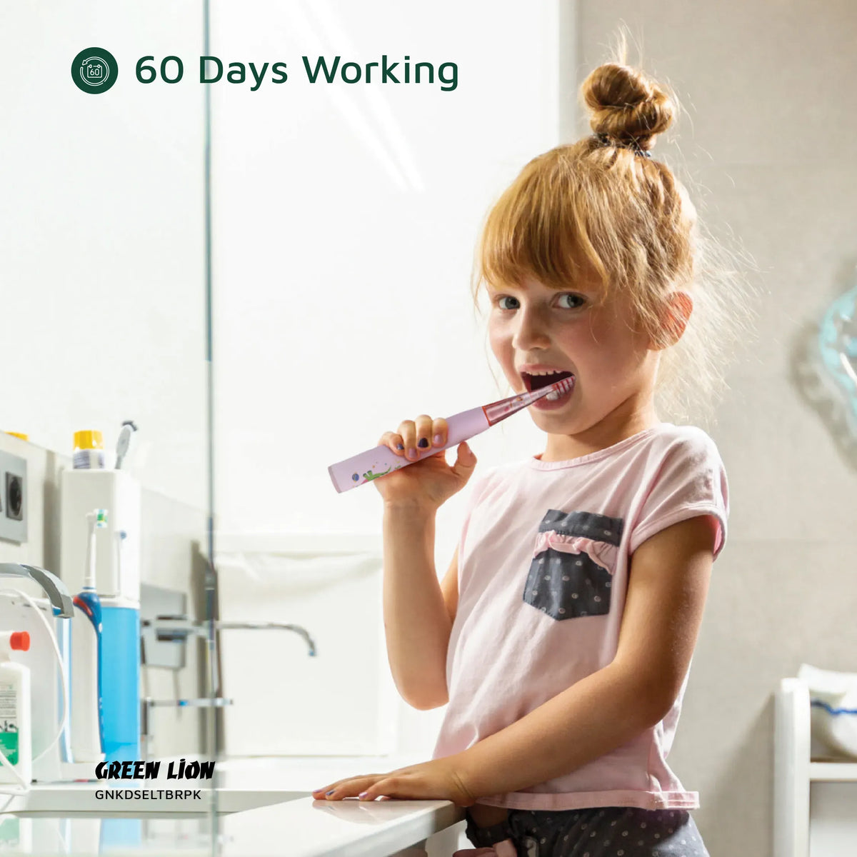 Green Lion Kids Electric Toothbrush - Pink – image 9