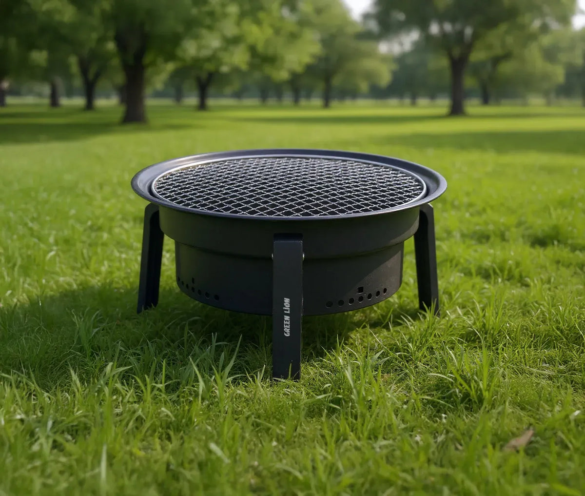 Green Lion Grill Sphere Foldable Bbq Grill Black – image 6