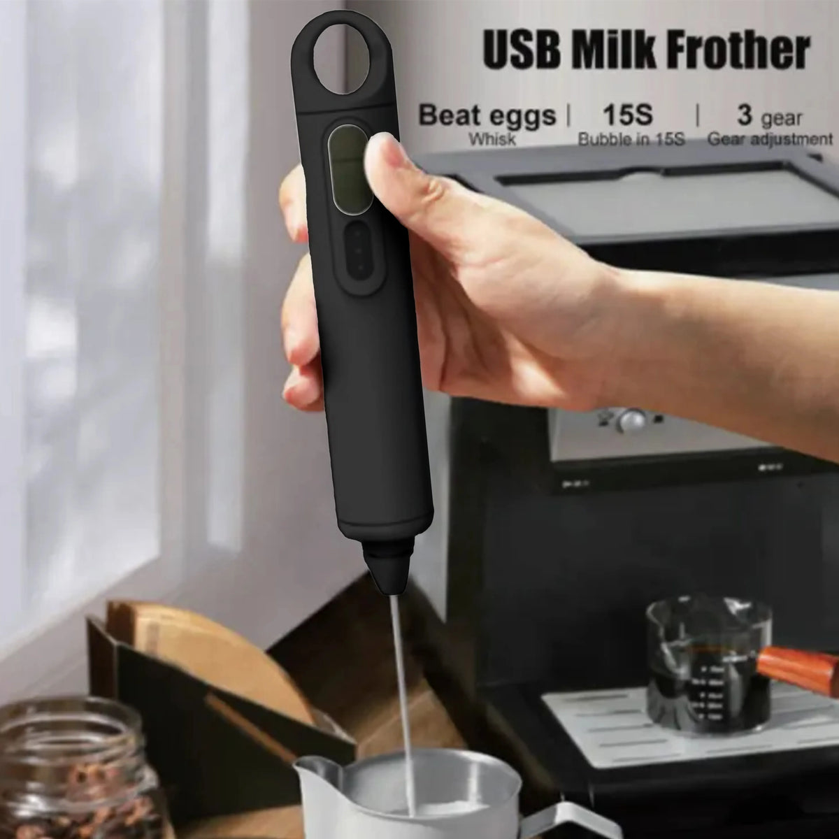LePresso 3 in 1 Frother Black – image 6