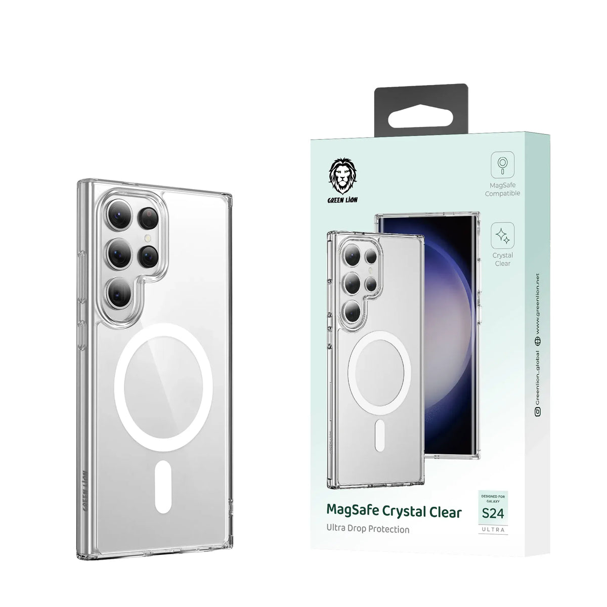 Green Lion Mag Safe Crystal Clear Ultra Drop Protection Case – image 8