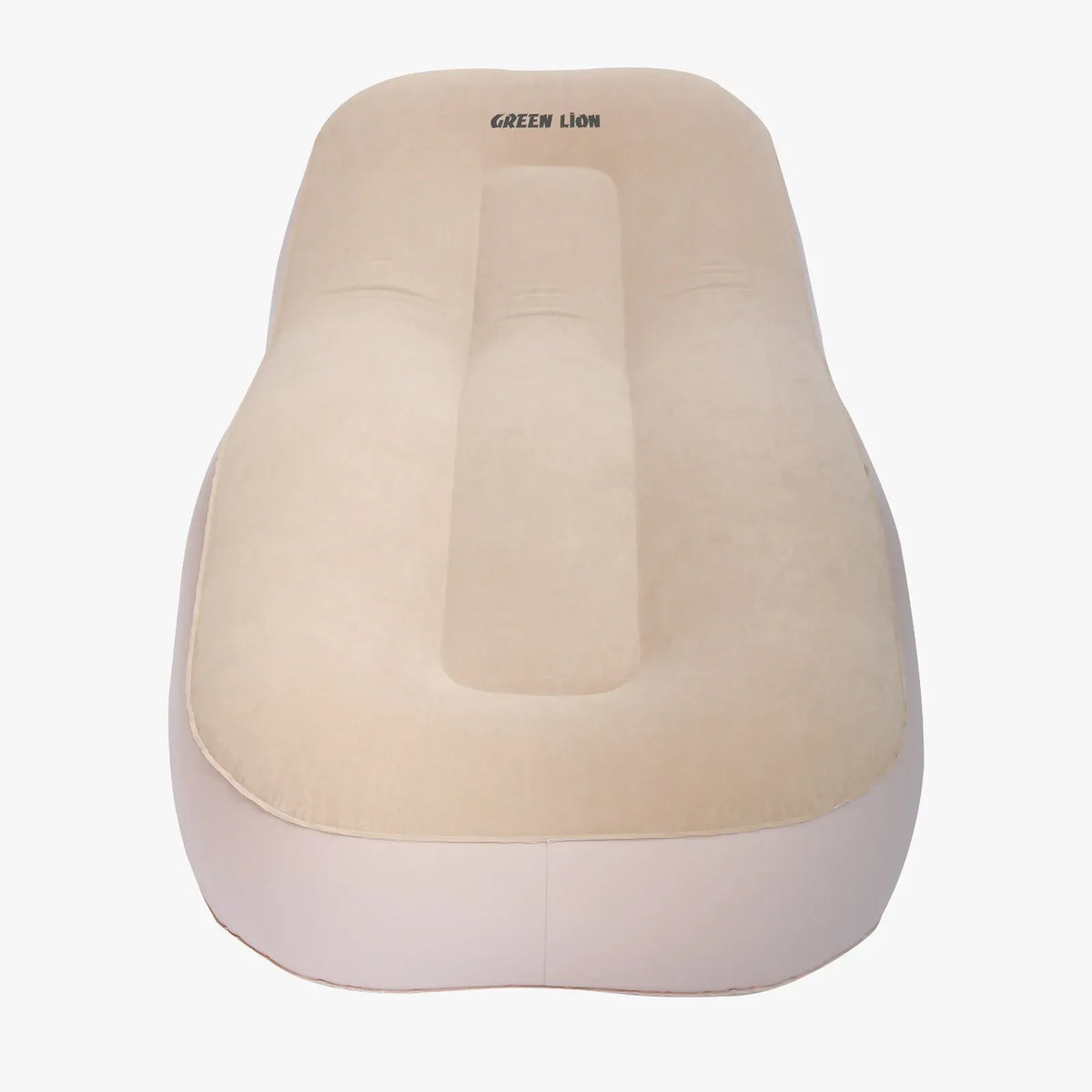 Green Lion Inflatable Air Mattress Sofa Beige – image 4