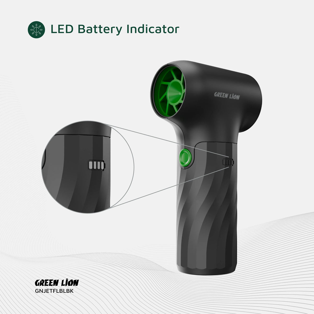 Green Lion Jetflow Air Blower - Black – image 10