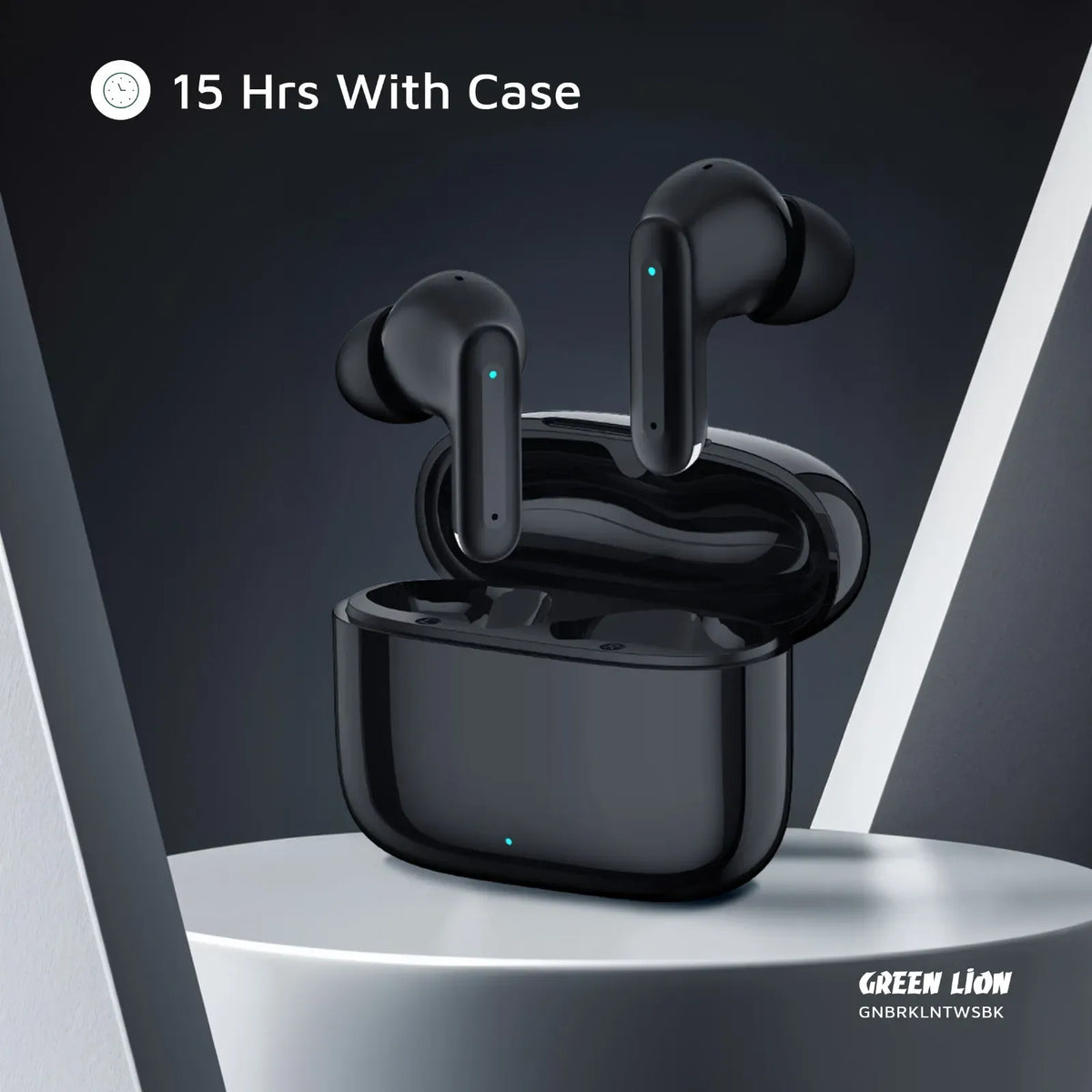 Green Lion Brooklyn True Wireless Earbuds - Black – image 10
