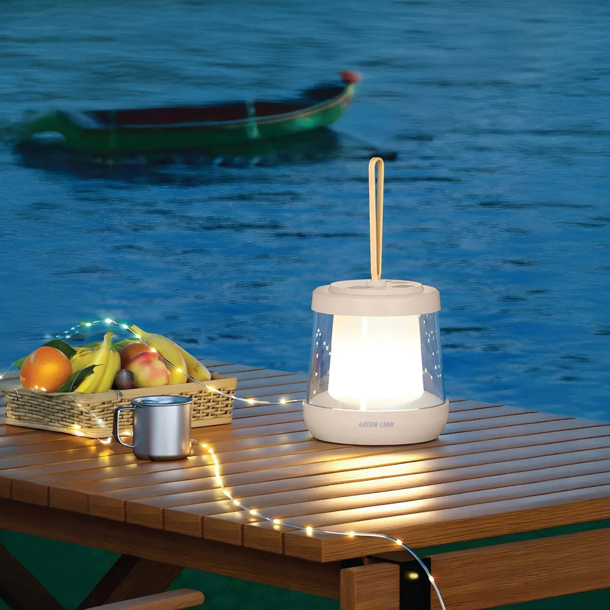 Green Lion Lumex LED with Inbuilt LED Strip Light Beige – image 5