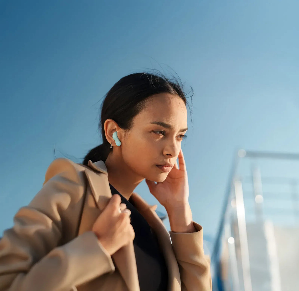 Green Lion Jenifer True Wireless Earbuds TWS - Sky Blue – image 4