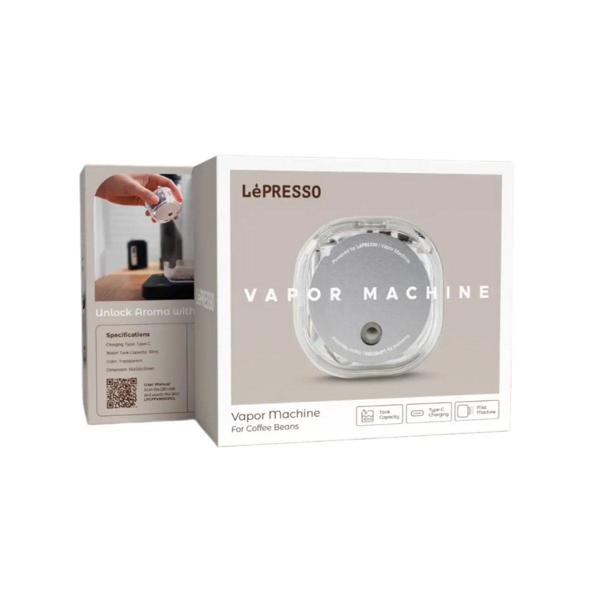 LePresso Vapor Machine for Coffee Beans Transparent – image 6