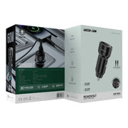 Green Lion Road Volt Car Charger PD+QC 60 WCto L 1 m Cable - Black