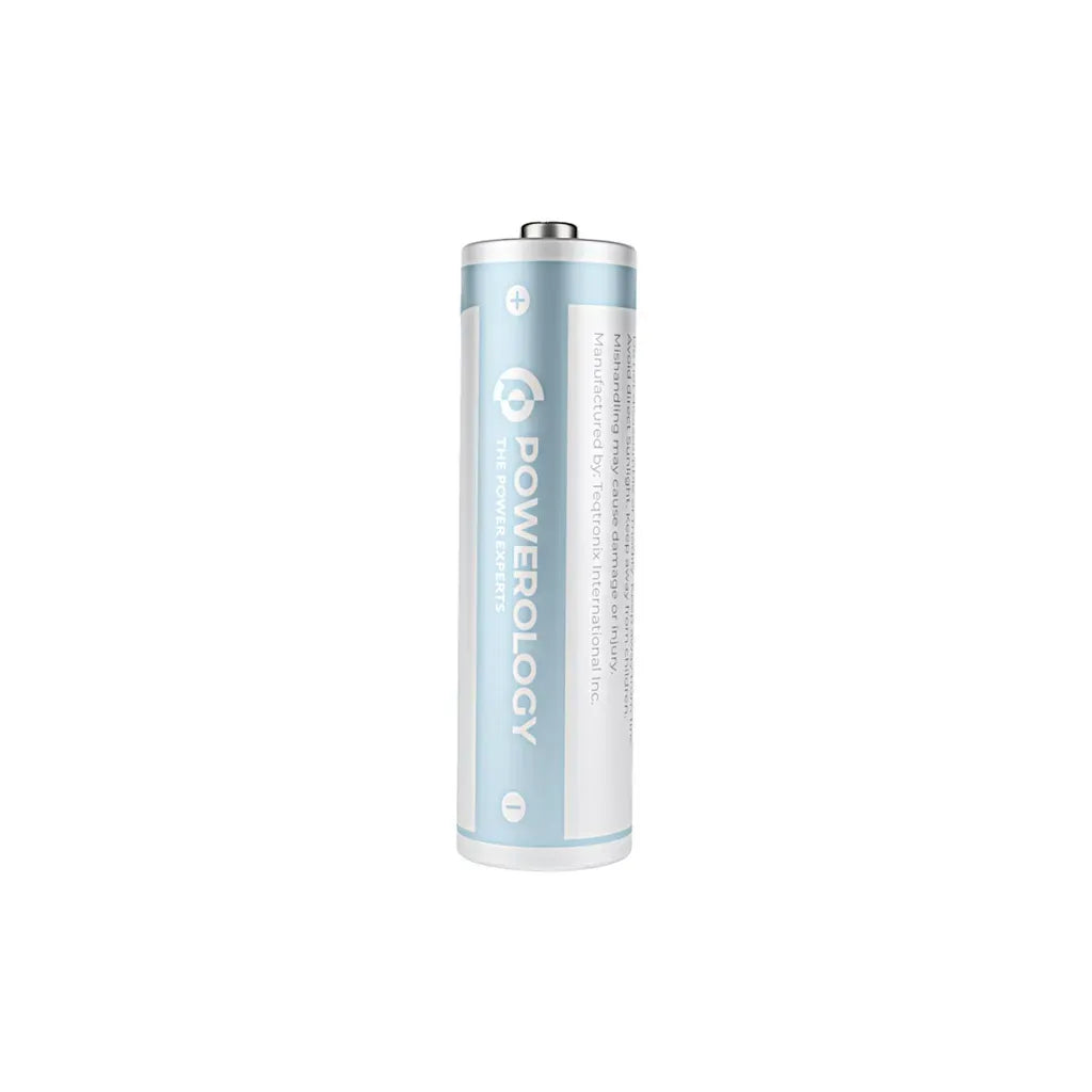 Powerology 1 5v Type C Rechargeable Lithium Ion Battery Aa Battery 2200mwh 4pcs Per Pack – image 2
