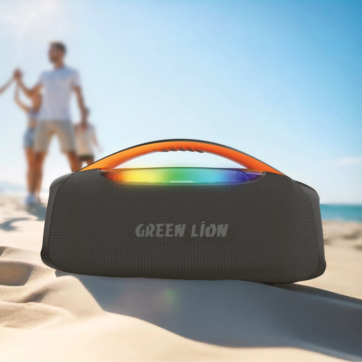 Green Lion Beam Pro Portable Speakerwith Microphone 120 W - Black – image 3