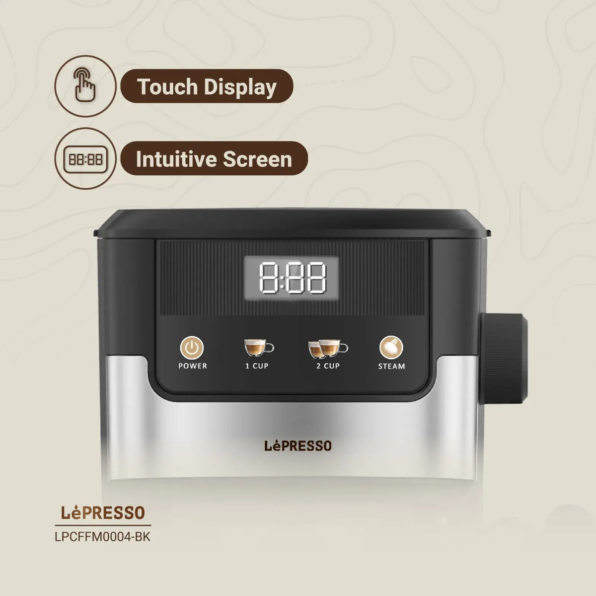 LePresso Suprema Espresso Machine Black – image 6