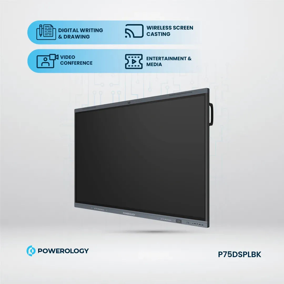Powerology Dual Windows Android Interactive Smartboard 75 Black – image 16