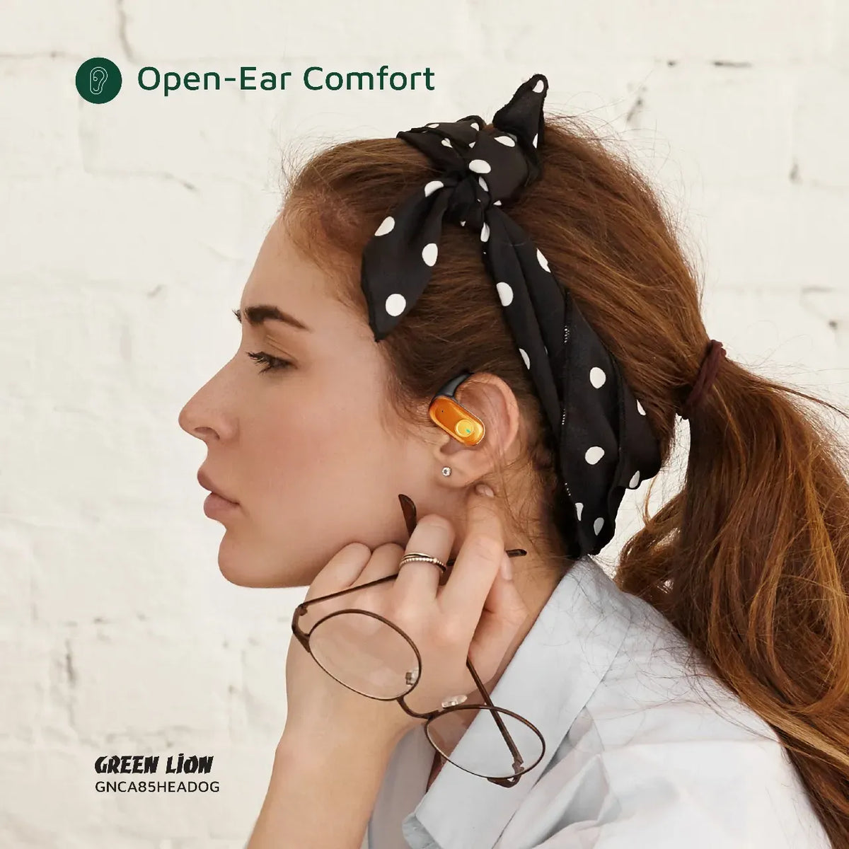 Green Lion Catania Open Ear Headphones Orange – image 11