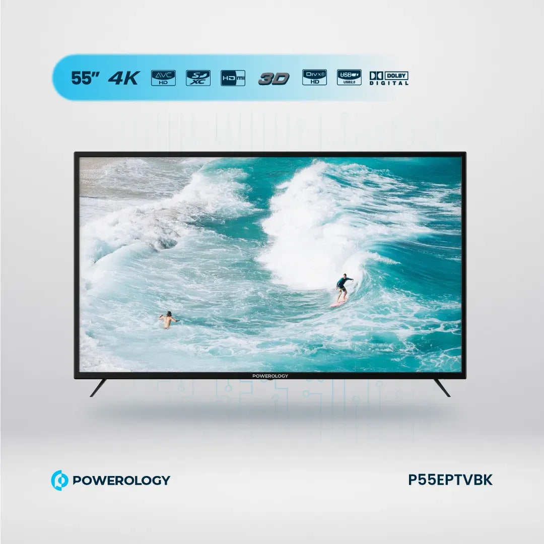 Powerology Break Proof Android Smart TV 55 Black – image 8