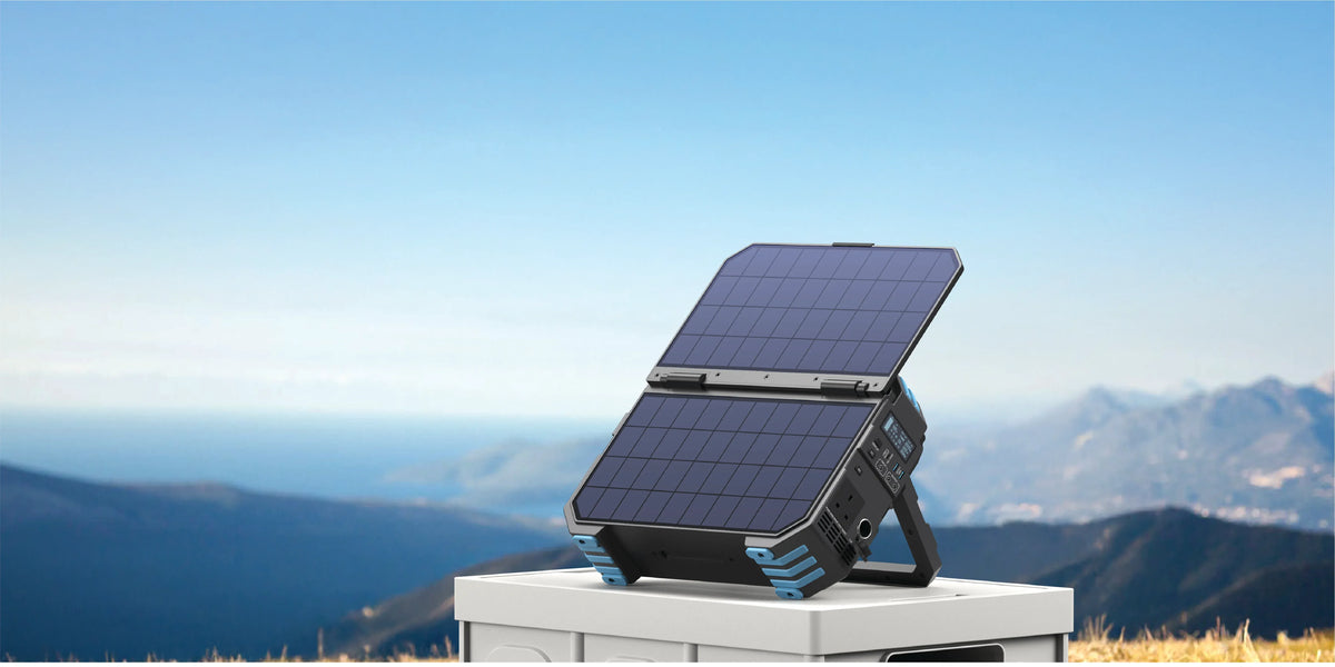 Powerology Helio 1600w Portable Solar Power Generator Black – image 5
