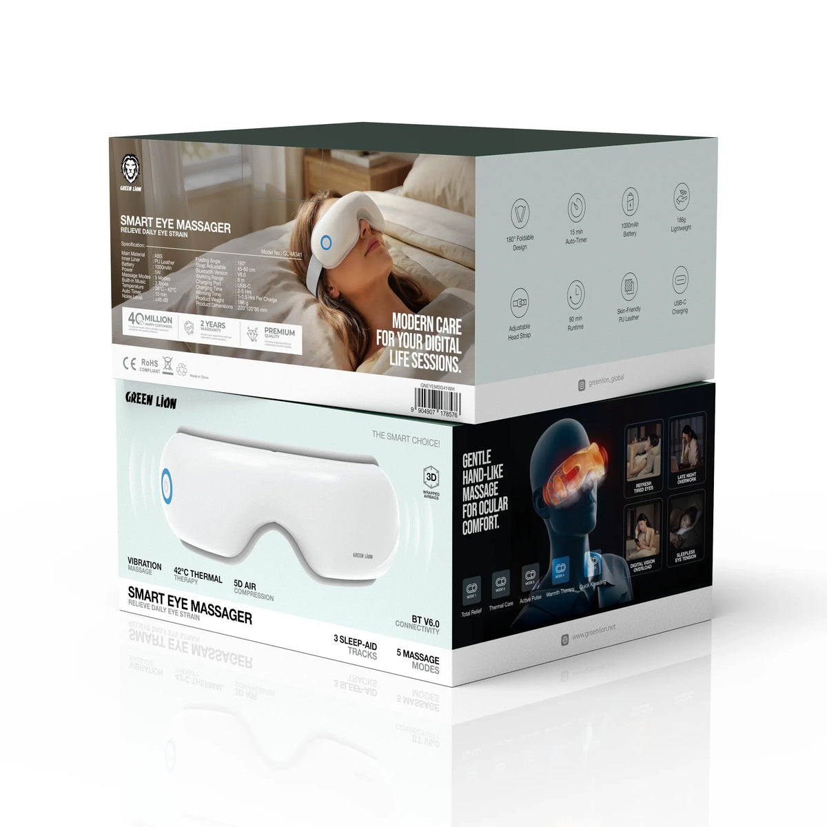 Green Lion Smart Eye Massager - White – image 5