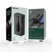 Green Lion Container 30000 m Ah Power Bank PD 20 W-Include 4 in 1 Charging Cable - Black