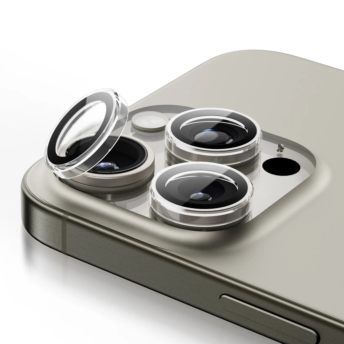 Green Lion Trio Camera Lens for Iphone 16 Pro Pro Max Clear – image 7
