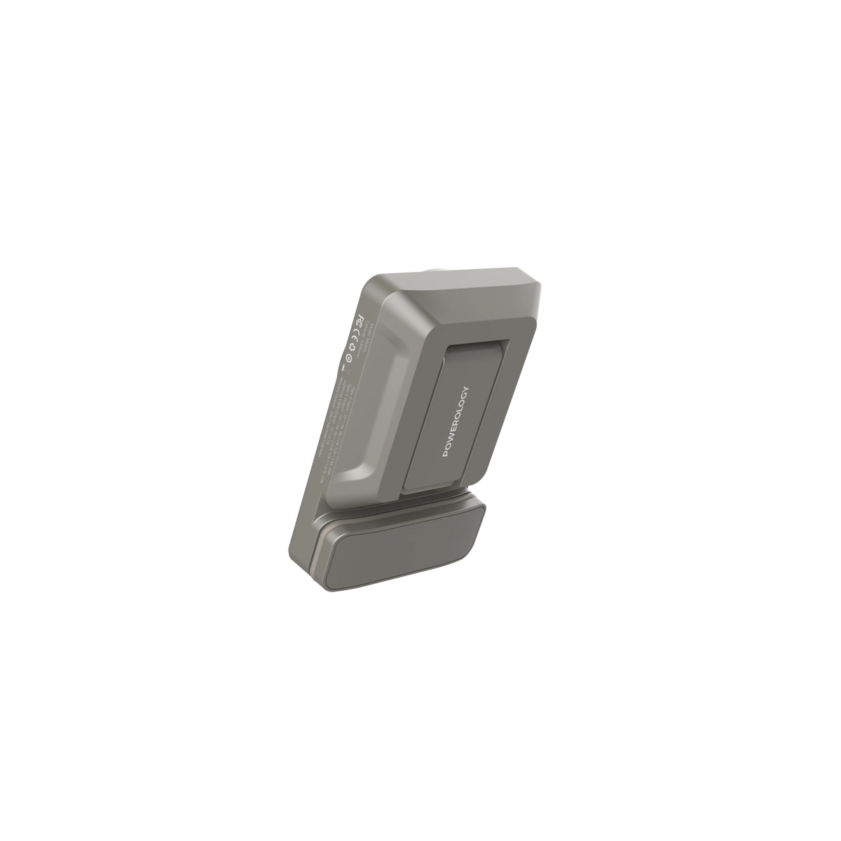 Powerology 5000 m Ah Power Bank MagSafe Charging Air-Vent Mount - Titanum – image 1