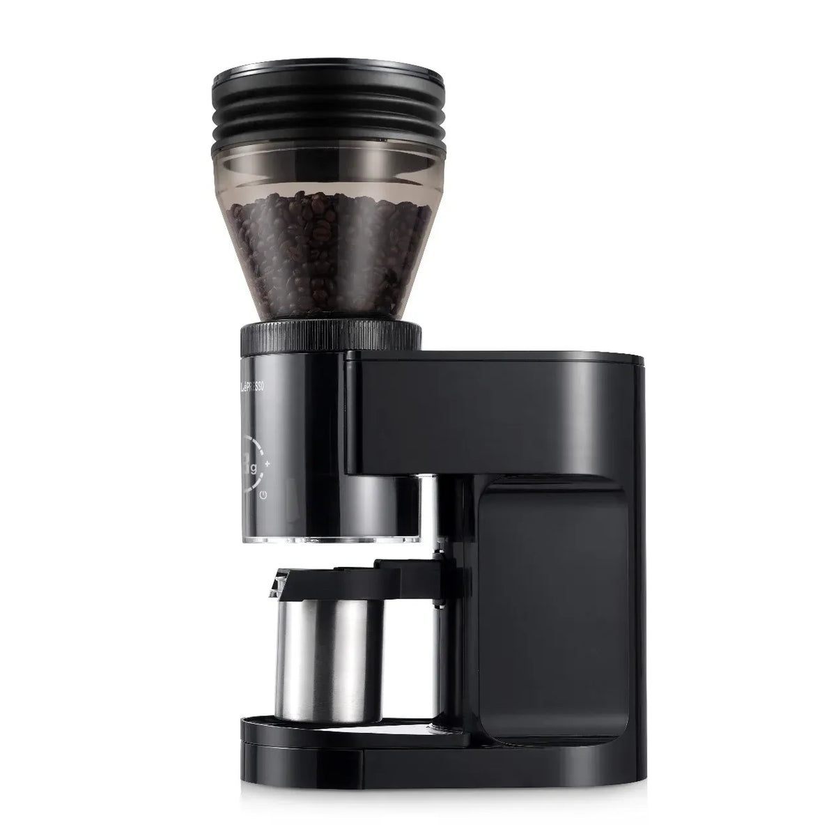 LePresso Grindeur Conical Burr Grinder with Digital Weight Control Black – image 4